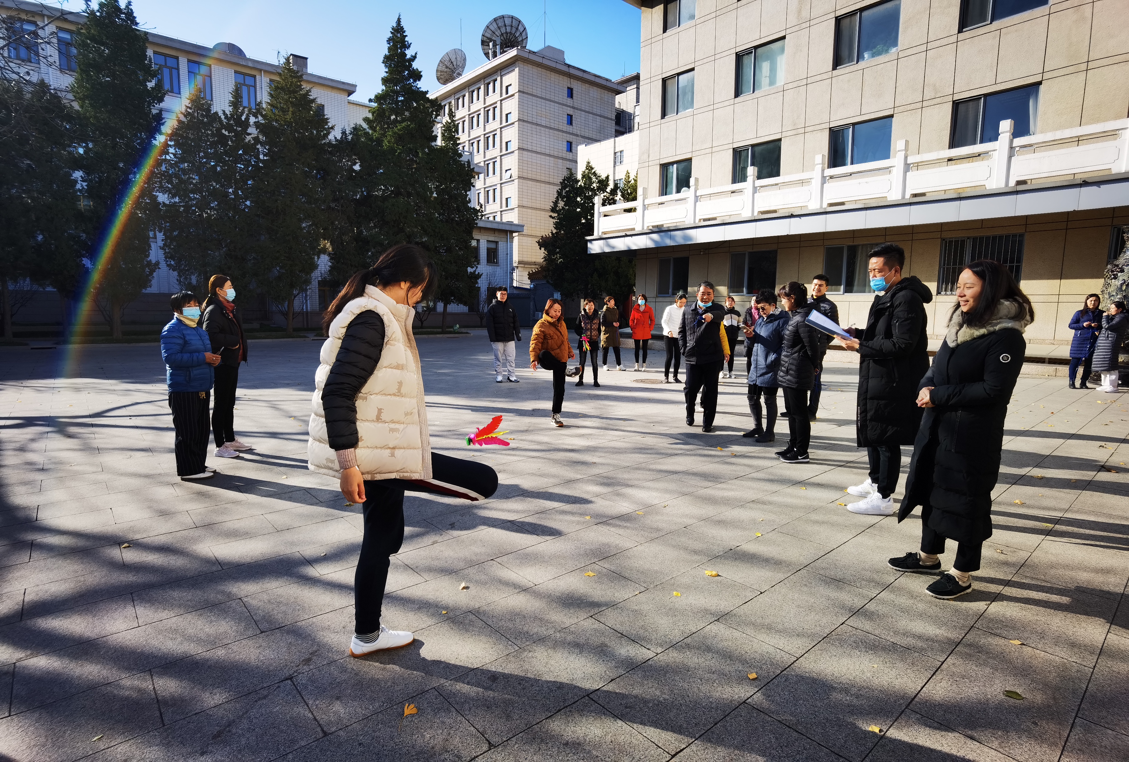 市体育局组织全民健身活动大拜年(图1)